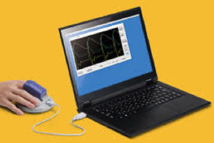 血管年齢測定の写真