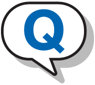 クエスチョンの吹き出し